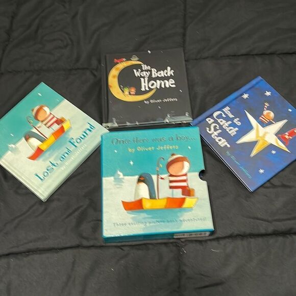Once there was a boy… by Oliver Jeffers 3 hardcover picture book set. - Picture 1 of 3